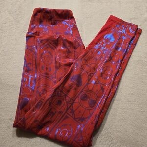 Crowned Athletics Fairest Heart Snow White Leggings Size Medium